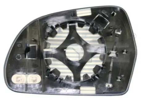 Скло дзеркала (з підігрівом) Audi A3/A4/A5/A6 03-17 (L) TYC 30200921