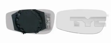 Стекло зеркала наружного TYC 30900541