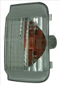 Повторювач повороту в дзеркалі Лів (прозорий) CITROEN JUMPER II FIAT DUCATO PEUGEOT BOXER 04.06-12.17 TYC 30901663