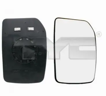 Скло дзеркала (з підігрівом) Ford Transit 00- (R) TYC 31000871