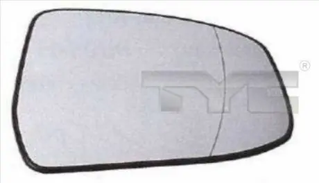 Скло дзеркала (з підігрівом) Ford Focus 04-11/Mondeo 00-07 (R) TYC 31001171