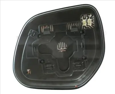 Скло дзеркала (з підігрівом) Citroen C-Crosser/Peugeot 4007/Mitsubishi Outlander II 03-13 (R) TYC 32300131