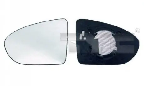 Скло дзеркала (з підігрівом) Nissan Qashqai 06-13 (R) TYC 32400291