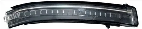 Повторювач повороту в дзеркалі Прав (прозорий, LED) NISSAN QASHQAI II J11, X-TRAIL III T32 11.13-09.17 TYC 32401793