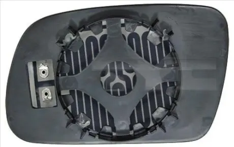 Скло дзеркала (з підігрівом) Peugeot 307 1.4-2.0 HDi 00- (R) TYC 32600411