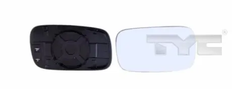 Скло дзеркала (з підігрівом) VW Caddy II/Passat B3/B4 88-04 (R) TYC 33700331
