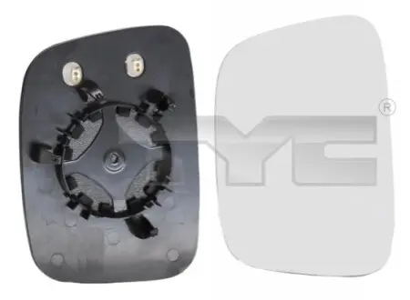 Скло дзеркала (з підігрівом) VW Caddy 03/T5 (L) TYC 33701481