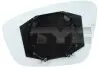 Стекло для бокового зеркала Левый (рельевое, хром)) SEAT MII. SKODA CITIGO. VW UP 10.11- TYC (33702221) изображение 1