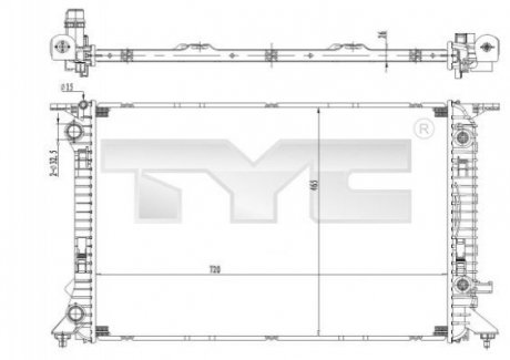 Автозапчастина TYC 7020037R