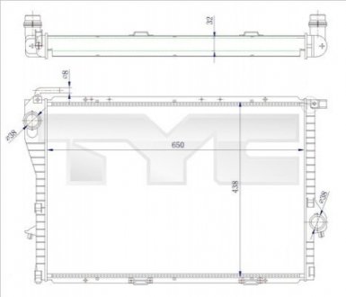 Автозапчасть TYC 7030005R