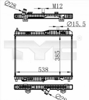 Автозапчасть TYC 7100059