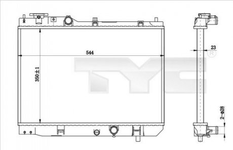 Автозапчастина TYC 7200001R