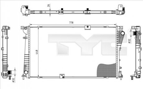 Автозапчасть TYC 7250045