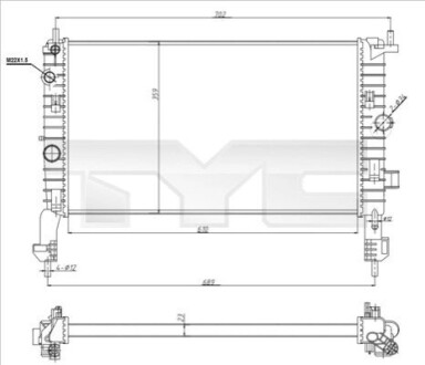 Автозапчасть TYC 7250048R