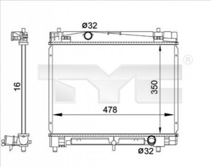 Теплообменник TYC 7360001