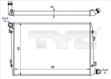 Теплообменник TYC 7370062R