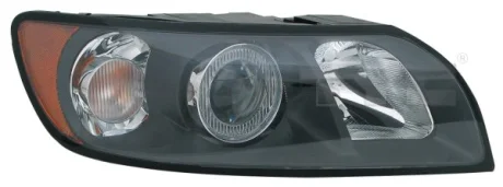 Фара Лів (H7/HB3, електричн, з мотором, колір відбивача: чорн) VOLVO S40 II, V50 01.04-04.07 TYC TYC 20-1032-05-2