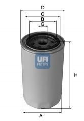 Фильтр масла UFI 2311200 (фото 1)