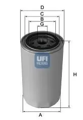 Фильтр масла UFI 2316402