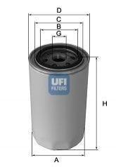 Фільтр масла UFI 2347100 (фото 1)