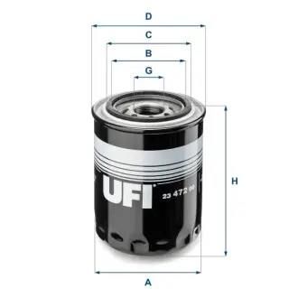Масляный фильтр UFI 23.472.00