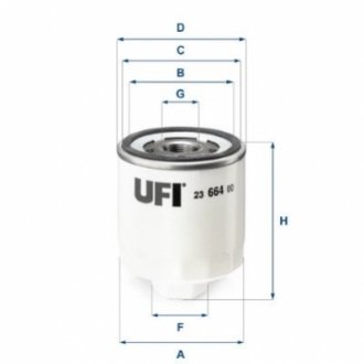 FILTR OLEJU UFI 2366400