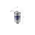 Паливний фільтр SEAT IBIZA IV, IBIZA IV SC, IBIZA IV ST, TOLEDO IV SKODA FABIA II, FABIA III, RAPID, ROOMSTER, ROOMSTER PRAKTIK VW POLO V, XL1 0.8DH-2.0D 05.09 UFI (2402200) зображення 1