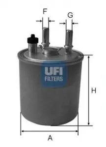 Фильтр топлива UFI 2407300