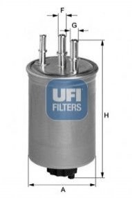 Фильтр масла UFI 2413300 (фото 1)