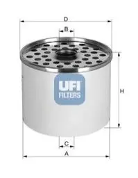 Топливный фильтр UFI 2436100