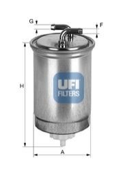 Фильтр топлива UFI 2438200 (фото 1)
