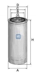 Фильтр топлива - UFI 2439501 (фото 1)