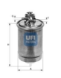 Фільтр паливний UFI 2442400