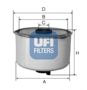 Фильтр топлива UFI 2445400 (фото 1)