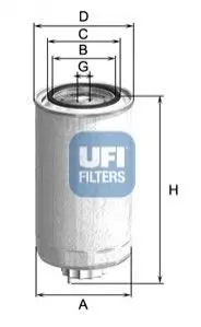 Паливний фільтр IVECO EUROCARGO I-III, EUROSTAR, EUROTECH MP, EUROTECH MT, EUROTRAKKER, STRALIS I ASTRA HD 7, HD 7-C IRISBUS AXER, EVADYS, RECREO 8040.25B.4200-NEF4(F4GE0404A) 01.91 UFI 2499900 Купити в Україні