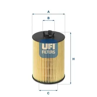 Фільтр масляний MB A-class (W169)/ B-class (W245) 1.5-2.0 04-12 UFI 2506300