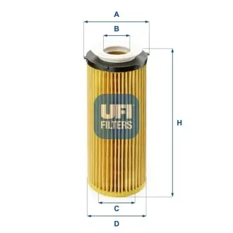 Фільтр масляний BMW 3 (E90-E93)/5 (F10/F07) 09-17 (N57) UFI 25.096.00 Купити в Україні