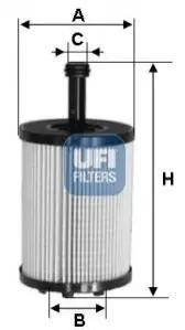 Фільтр масла WKLAD UFI 2519700 Купити в Україні