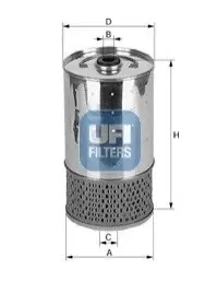 Фільтр масла UFI 25.499.01 Купити в Україні