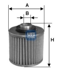 Масляний фiльтр UFI 2551400