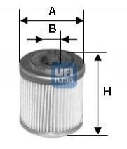 Масляний фільтр UFI 25.553.00