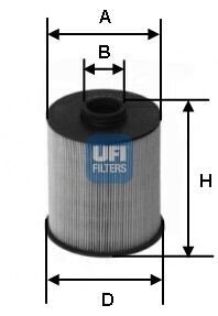 Паливний фільтр UFI 2600600