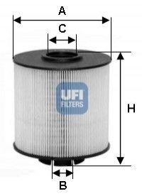 Фільтр палива UFI 2601700 (фото 1)
