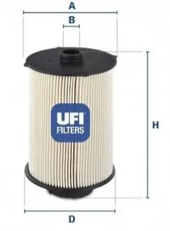 Паливний фільтр UFI 2604300 Купити в Україні