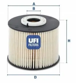 Топливный фильтр UFI 2605500