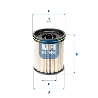 Фільтр паливний UFI 26.122.00 (фото 1)