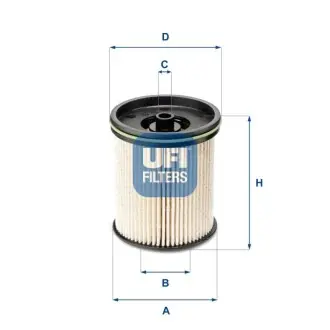 Фільтр палива DIESEL WKLAD UFI 26.122.00 Купити в Україні