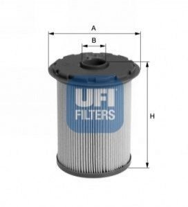 Фильтр топлива - (1352443, 5M5Q9176AA) UFI 2669600
