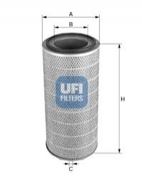 Фильтр воздушный UFI 2758400 (фото 1)