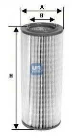 Фільтр повітряний UFI 2760300 Купити в Україні